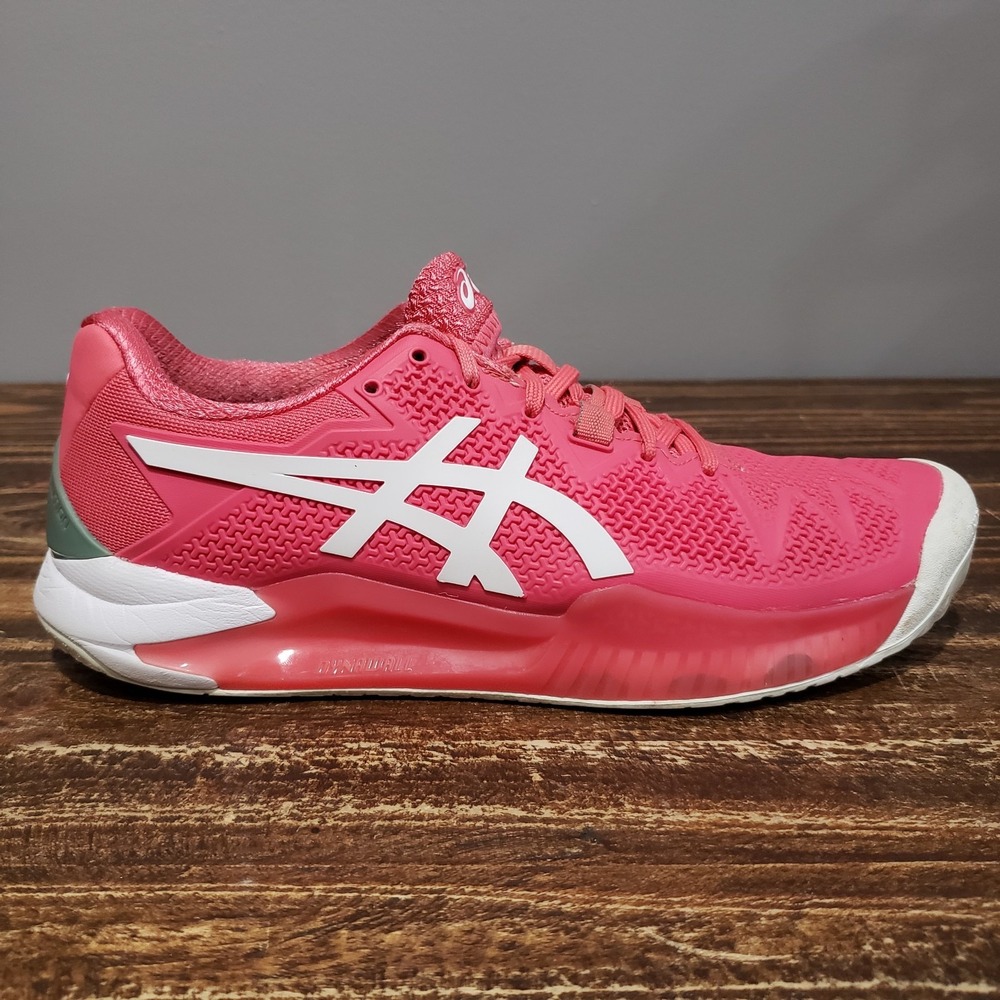 Asics Gel Resolution 8 Womens Size 8 Pink Tennis Shoes 1042A072